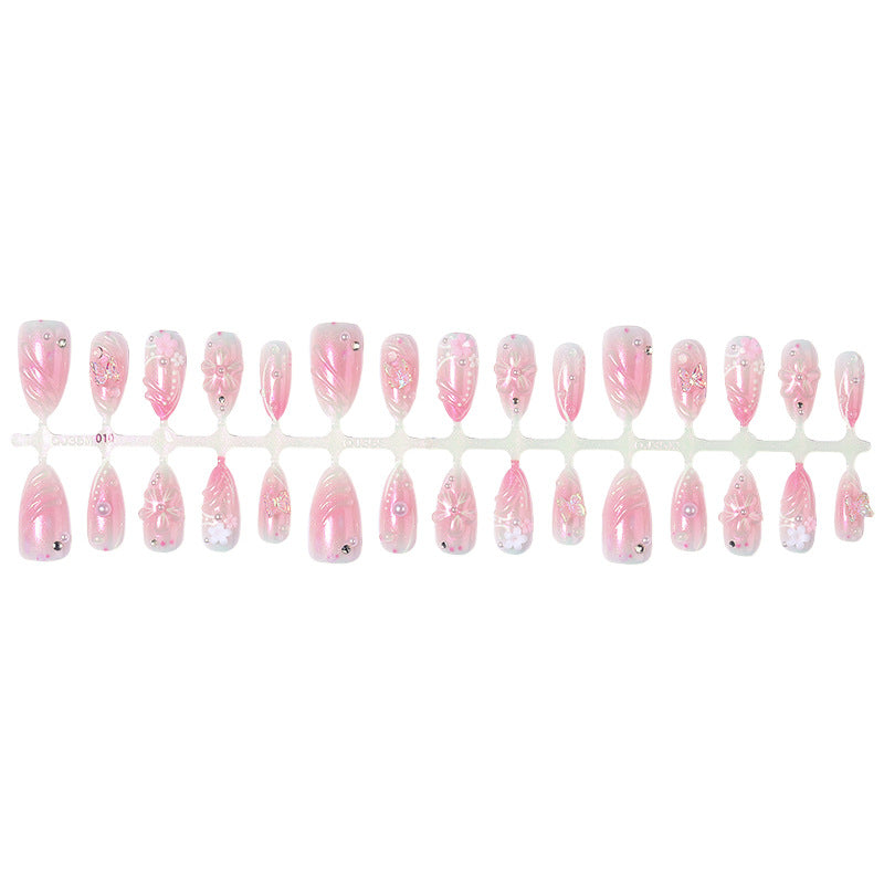 Premium Decorative Press-On Nail Art Set Bowlift