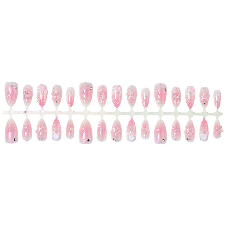 Premium Decorative Press-On Nail Art Set Bowlift