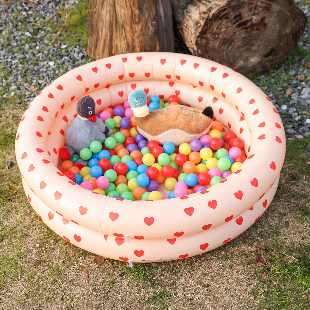Women Inflatable Children's Swimming Pool with Fun Sea Motifs Bowlift