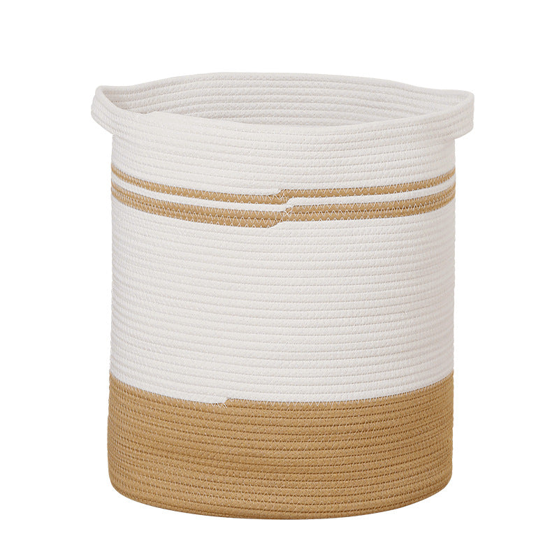 Women's storage basket with modern striped design Bowlift