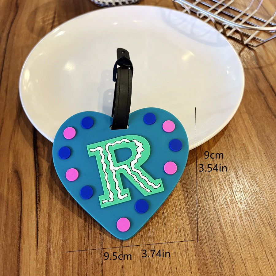 Personalized Alphabet Luggage Tag Bowlift