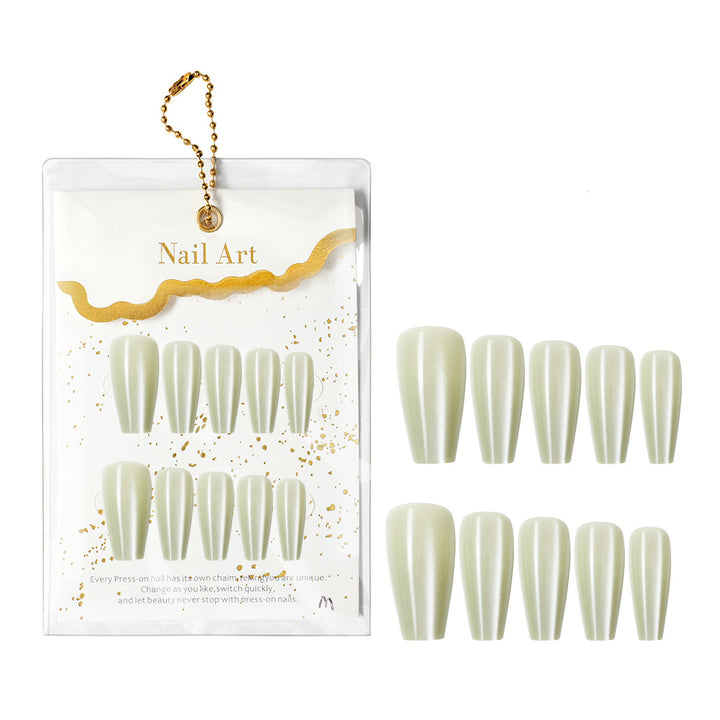 Long-Lasting Glossy Press-On Nail Set Bowlift