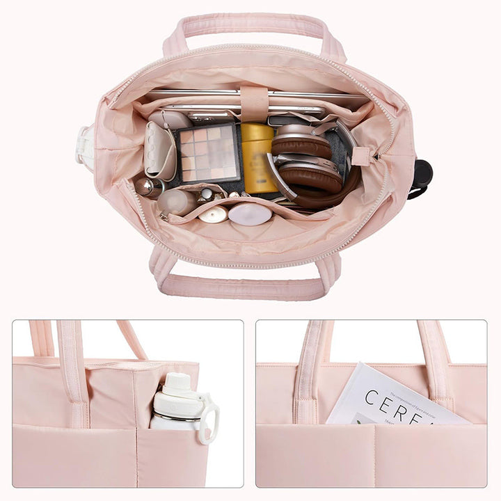 Spacious and Versatile Shoulder Bag with Removable Shoulder Strap Bowlift