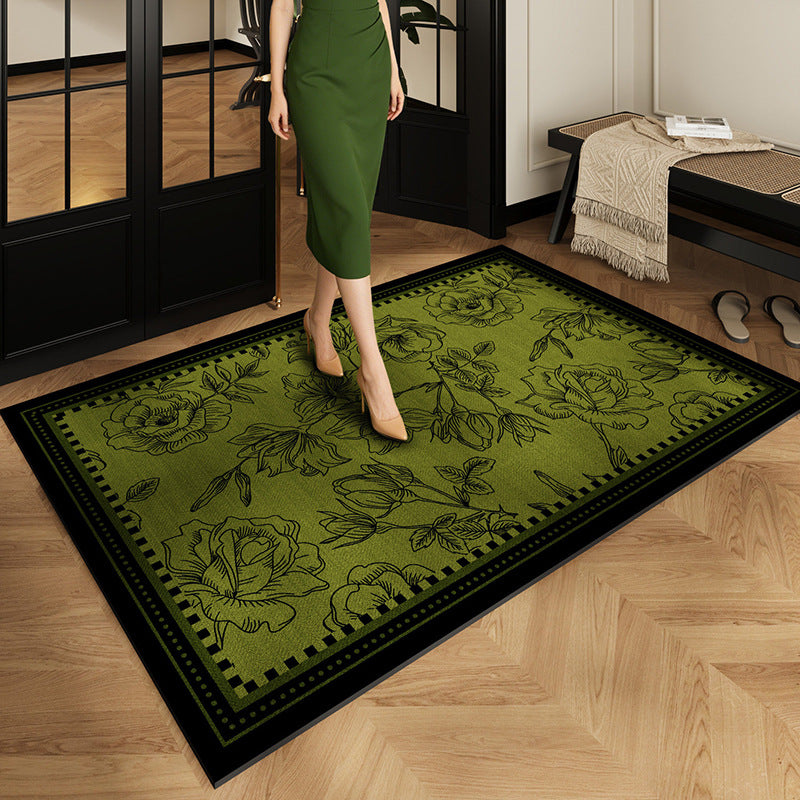 Floral Patterned Area Rug