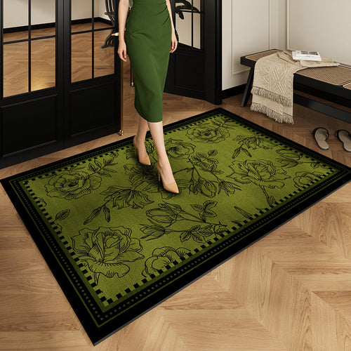 Floral Patterned Area Rug
