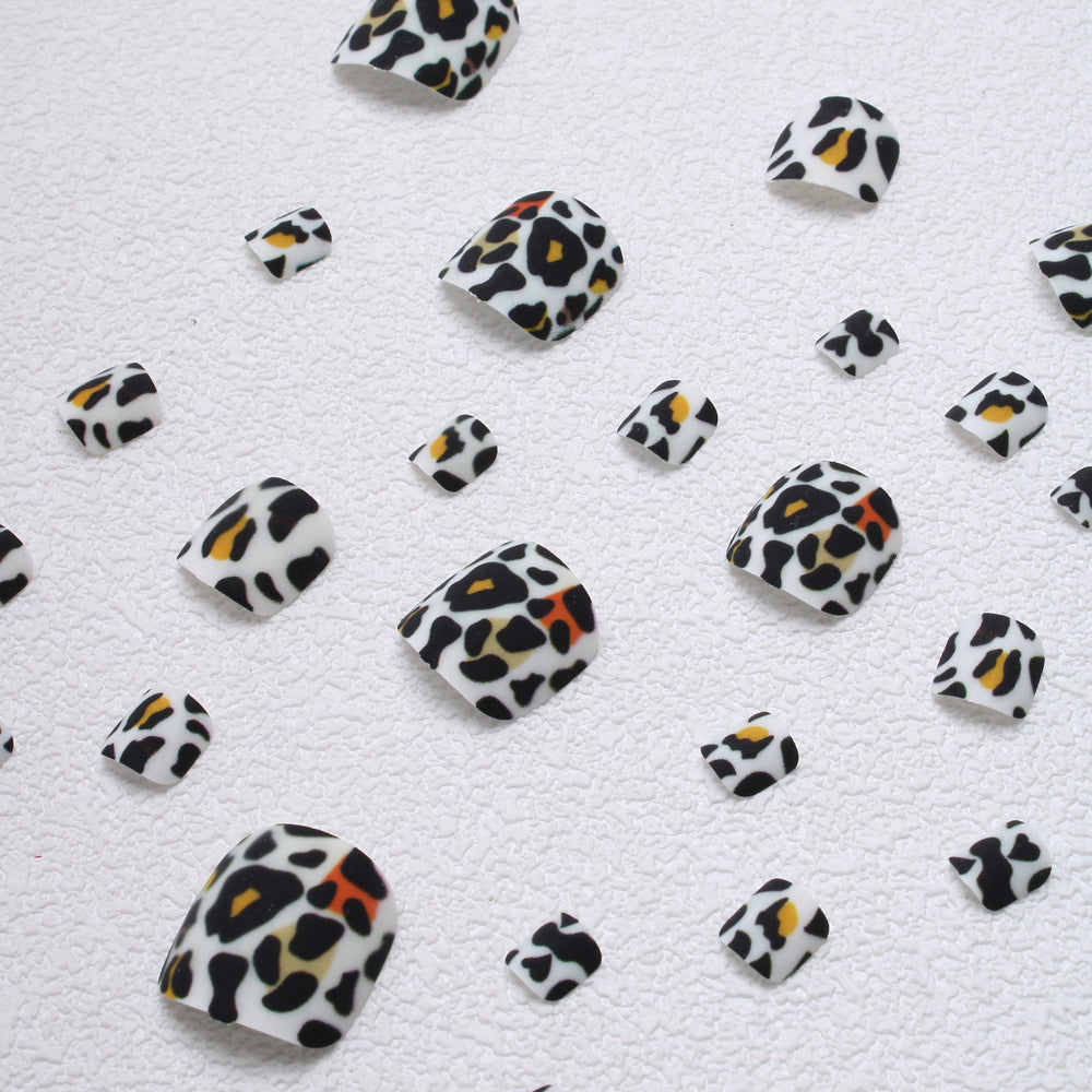 Playful Leopard Print Press-On Nails Bowlift