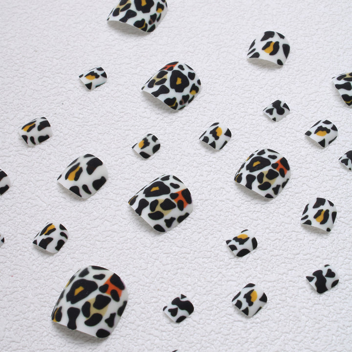 Playful Leopard Print Press-On Nails Bowlift