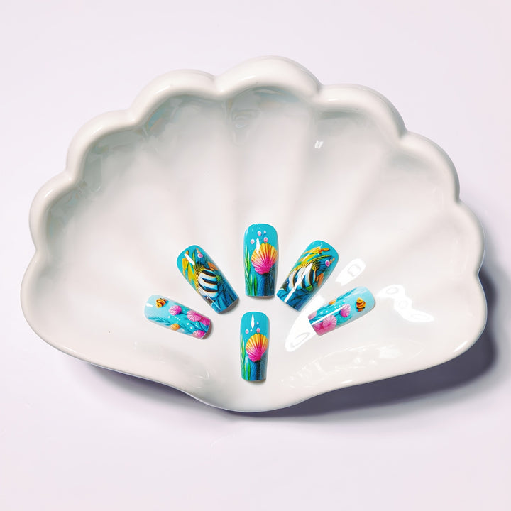 Creative Underwater Nail Design Set Bowlift