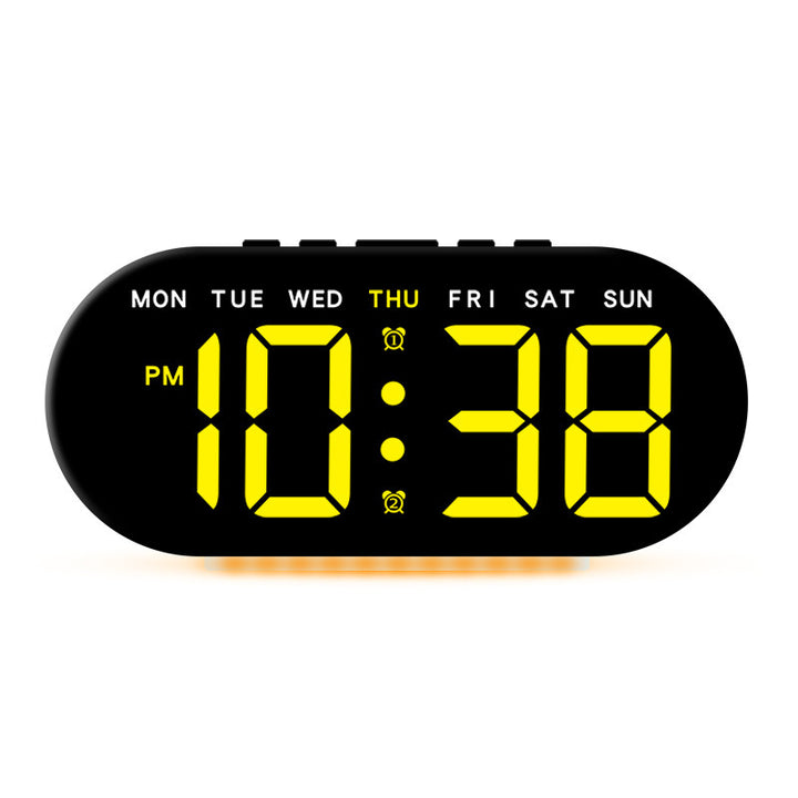 Digital alarm clock with adjustable LED display Bowlift