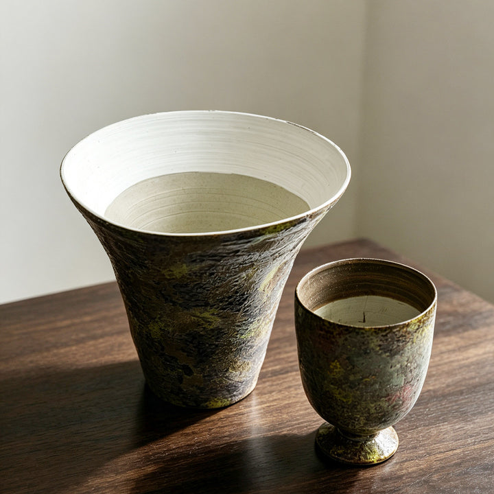 Artistic ceramic flower vase Bowlift