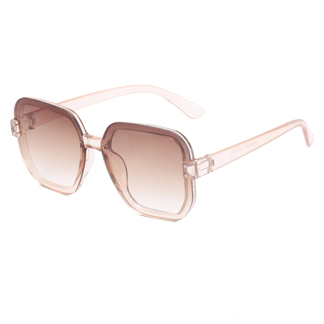 Ladies fashionable square sunglasses with gradient lenses Bowlift