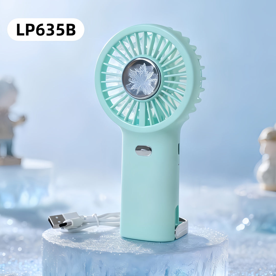 Women Portable Mini Air Cooler with USB Connection and Stepless Speed Control Bowlift