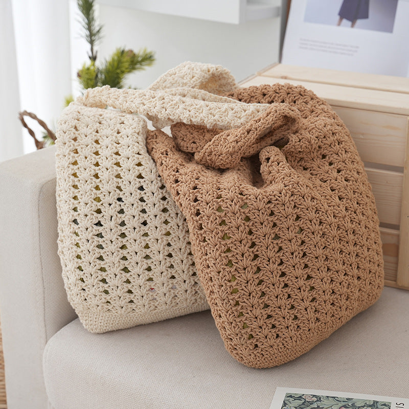 Handcrafted Net Shoulder Bag Bowlift