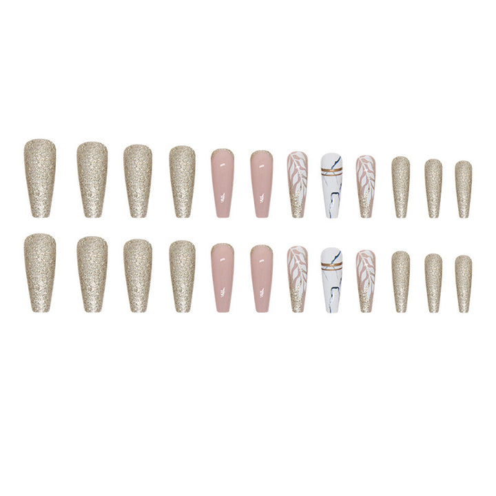 Decorative Glitter Nail Tips Bowlift