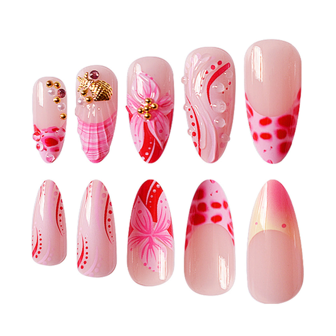 Decorative Stiletto Nail Art Extensions Bowlift