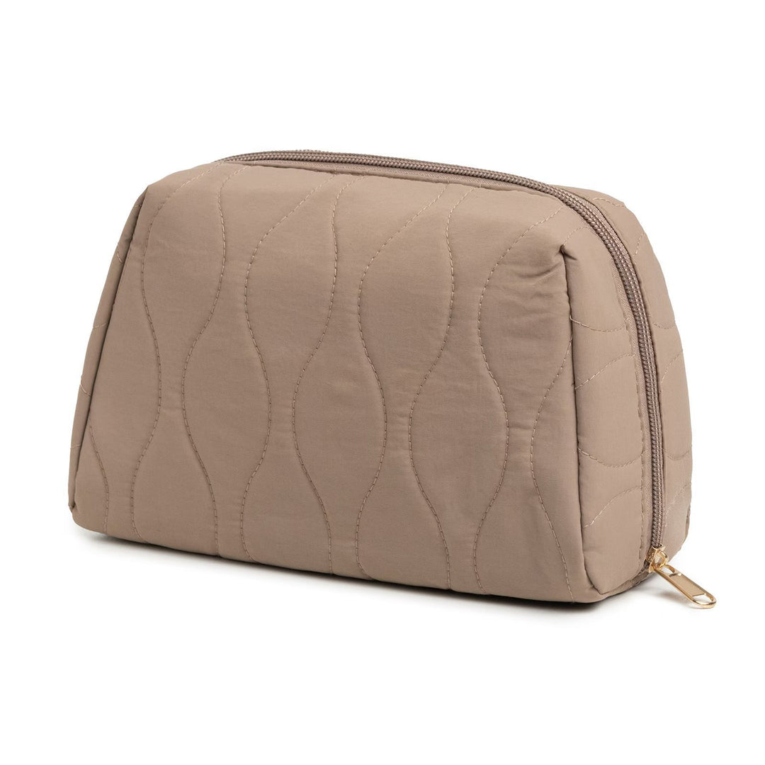 Women's cosmetic bag with multi-level storage Bowlift