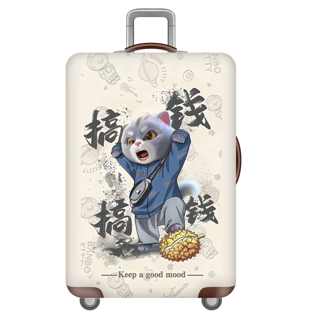 Unisex hard-shell suitcase with cool demotivating Spiderman design Bowlift