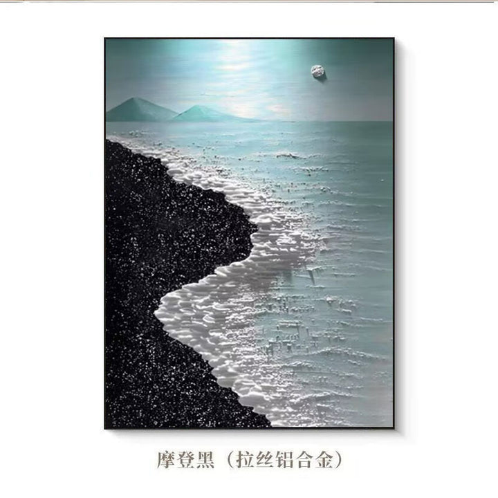 Coastal Wave Relief Artwork