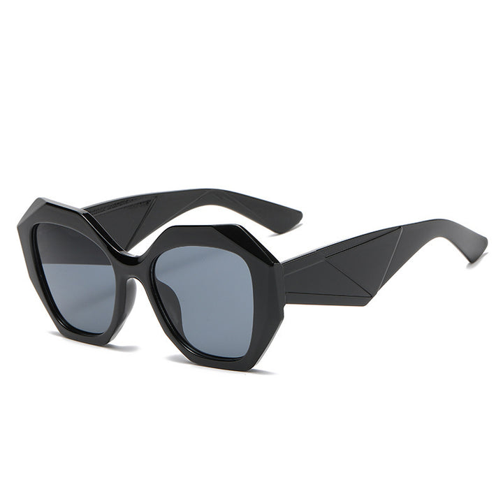 Women's extraordinary polygonal sunglasses Bowlift