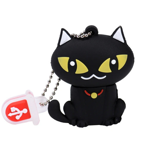 Cute Cat-Themed USB Drive Bowlift