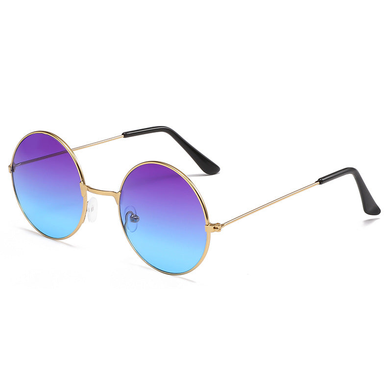 Retro Round Lens Sunglasses Bowlift
