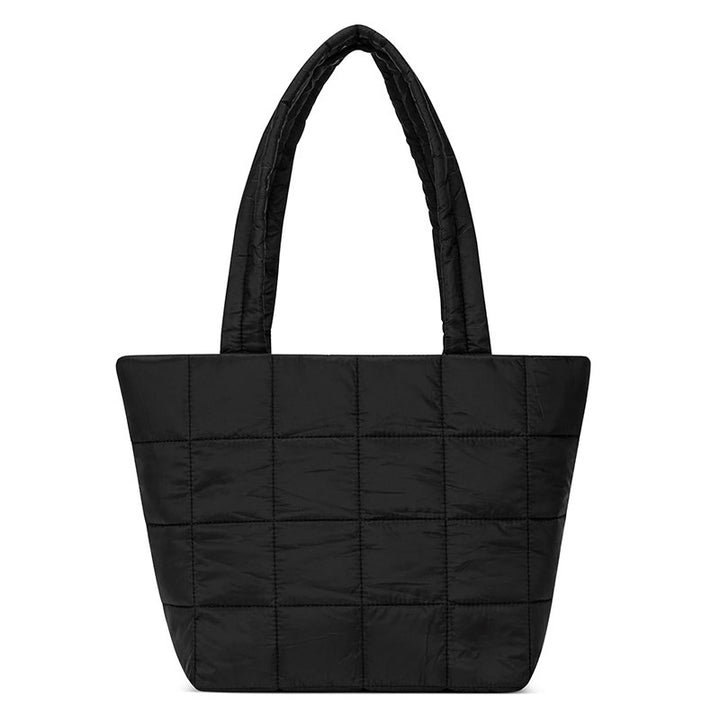 Padded tote bag with innovative quilting Bowlift