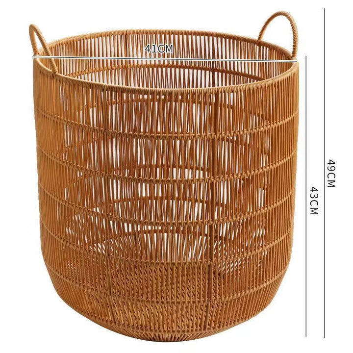 Decorative Woven Storage Basket Bowlift