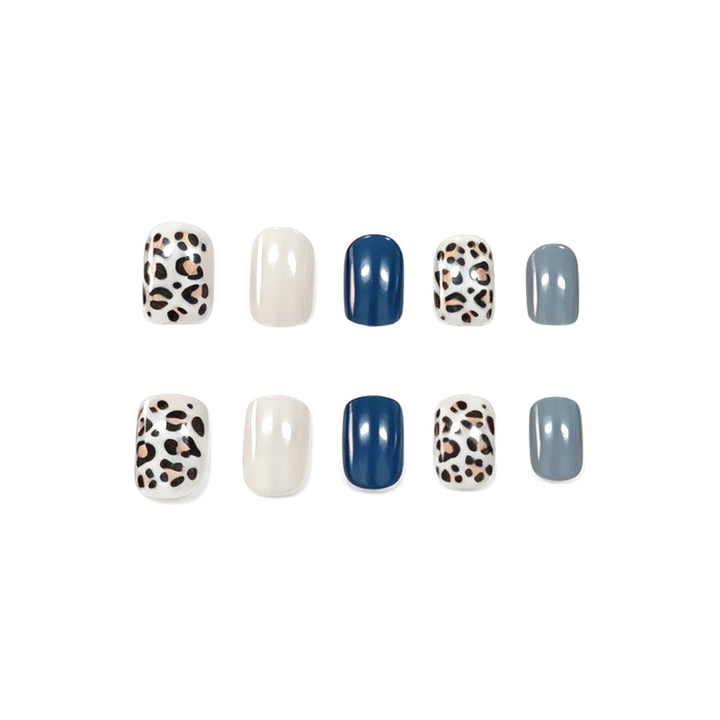 Stylish Leopard Print Nail Art Enhancements Bowlift