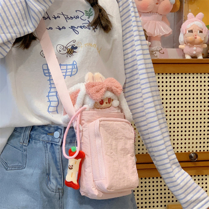 Compact Drawstring Crossbody Bag Bowlift
