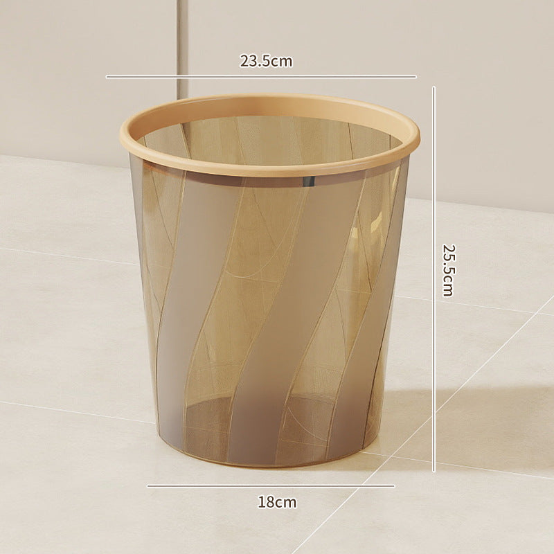 Women Plastic Trash Can with Modern Design Bowlift