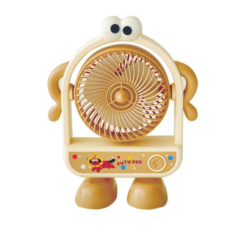 Unisex Portable Mini Stand Fan with Animal Design Bowlift