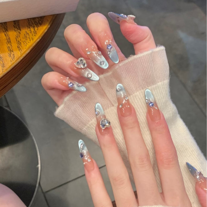 Ombre Nail Art Press-On Nails Set Bowlift