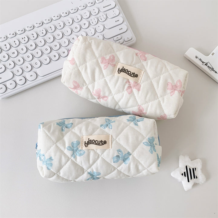 Stylish Quilted Pencil Case Bowlift