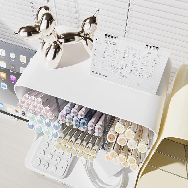 Desk Organizer with Multi-Compartment Storage Bowlift