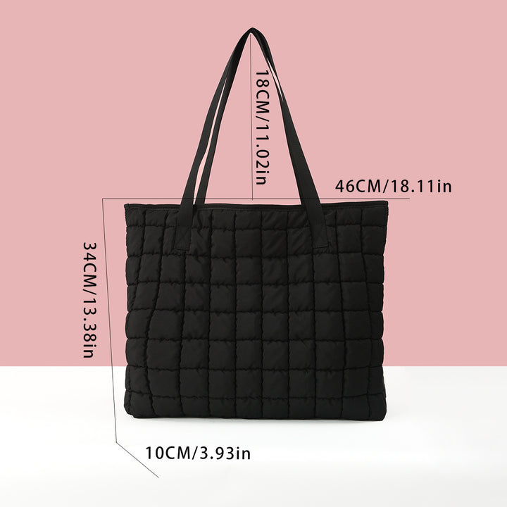 Fashionable shopping bag with padded design Bowlift