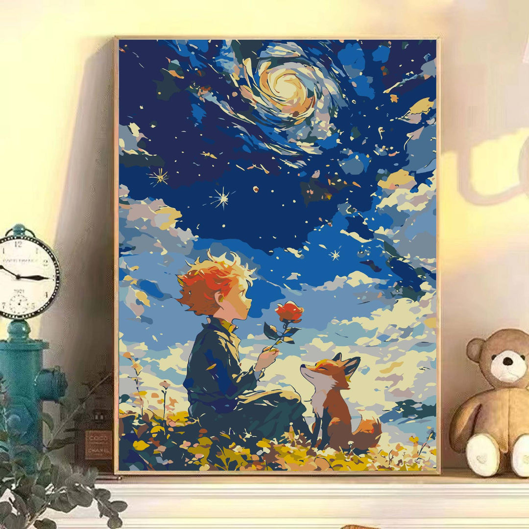 Whimsical Character Canvas Art Print Bowlift