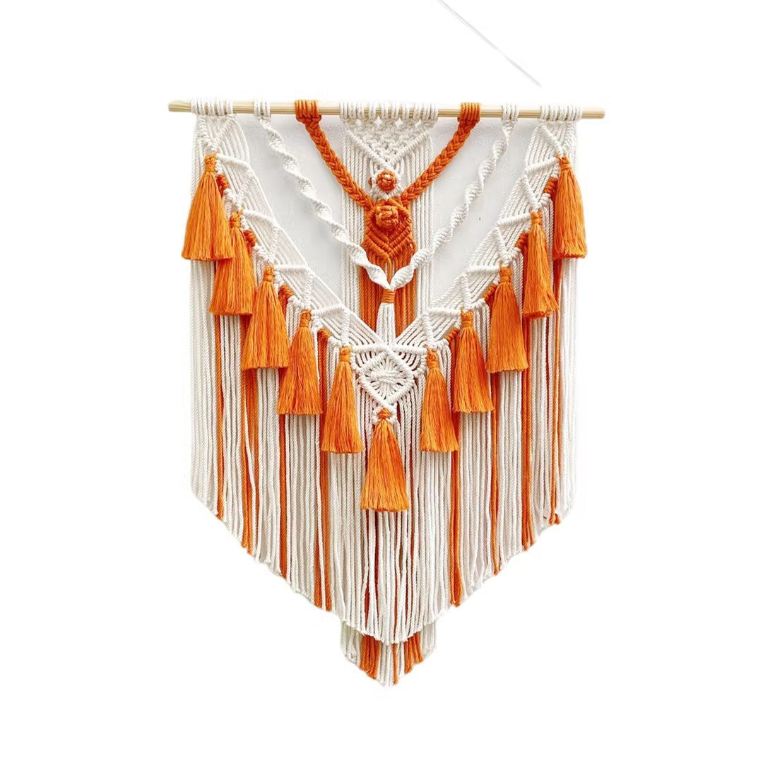 Macrame Wall Hanging with Fringes Bowlift