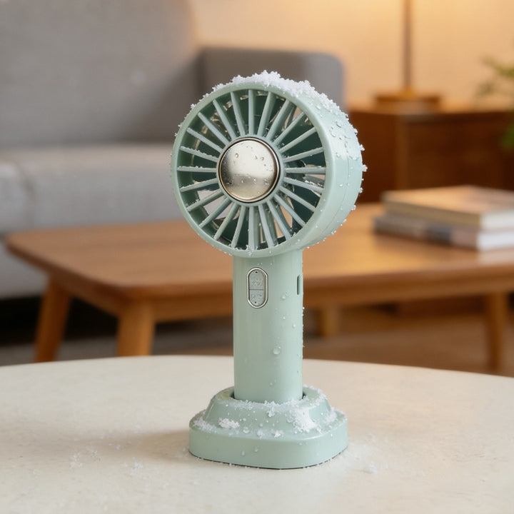 Women's portable mini fan with spray function Bowlift