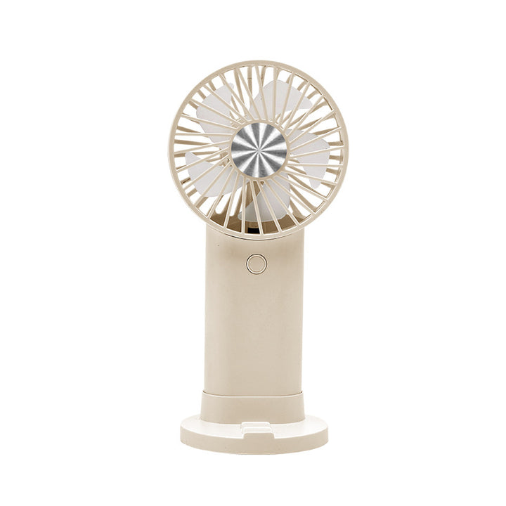 Unisex Portable Hand Fan with Rechargeable Battery and USB Port Bowlift