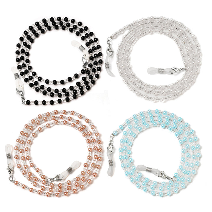 Elegantly Beaded Eyewear Chain Bowlift