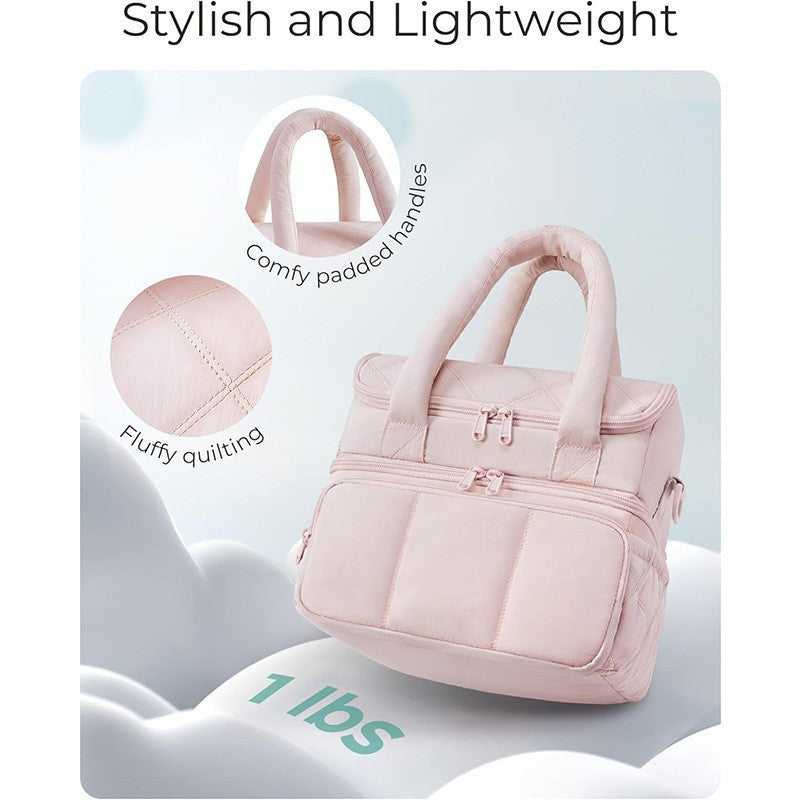 Fashionable and Practical Cooler Bag with Insulated Compartments Bowlift