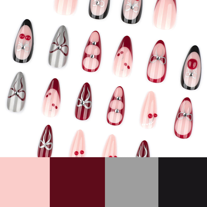 Artistic Nail Extensions with Unique 3D Designs Bowlift