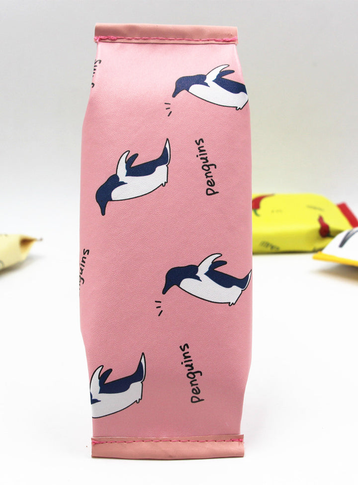 Cute Bread-Themed Zippered Pencil Case Bowlift