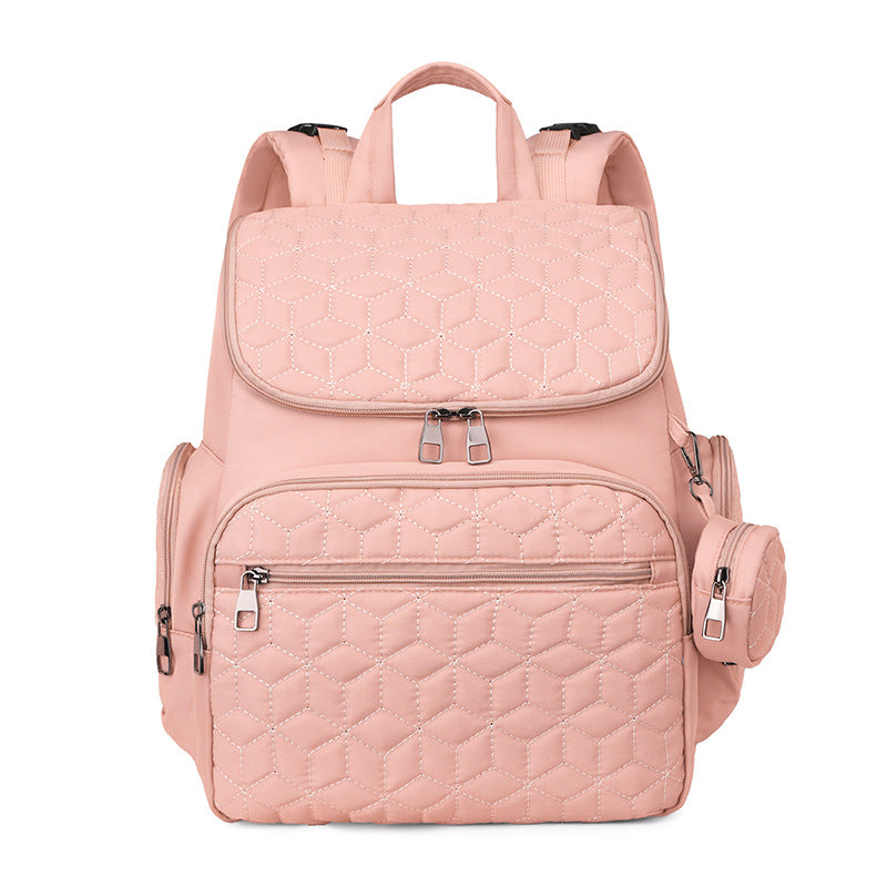 Quilted Multi-Compartment Backpack Bowlift