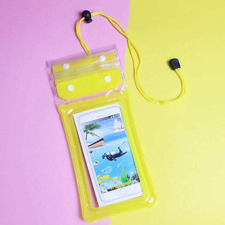 Unisex waterproof smartphone bag with flexible carrying strap Bowlift