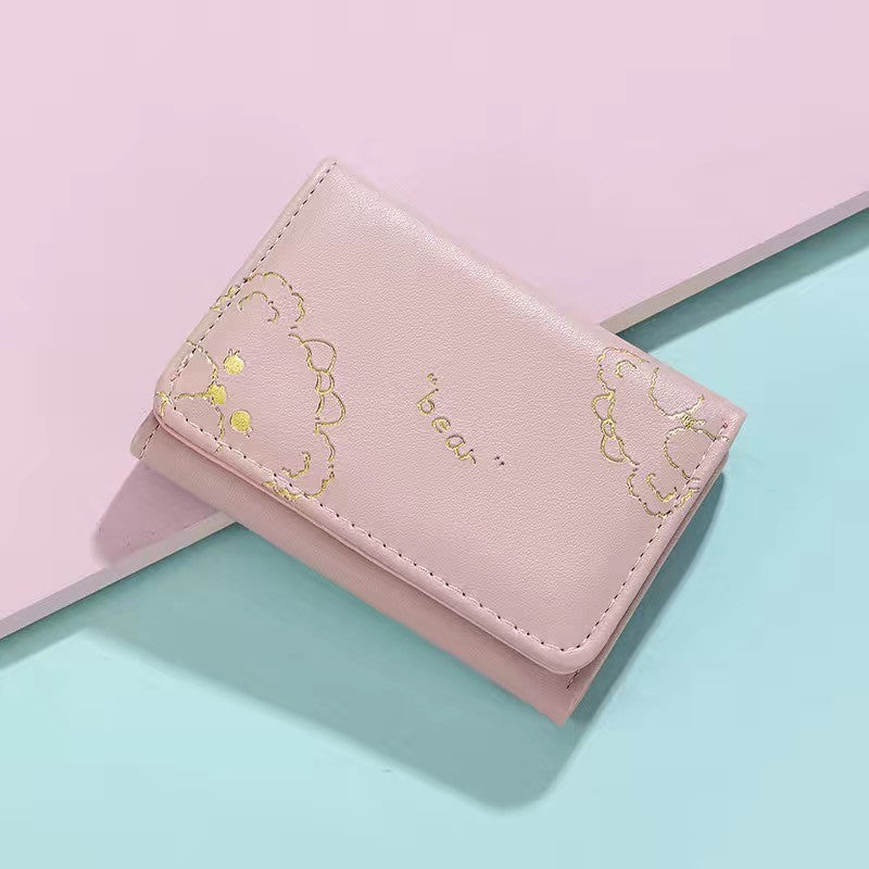 Cute Bear-Themed Cardholder Bowlift