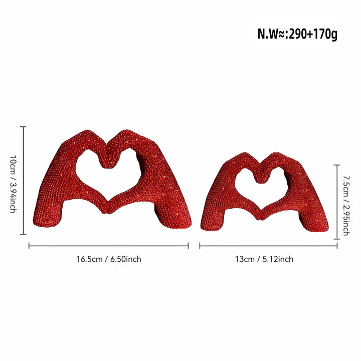 Heart Hand Sculpture Bowlift
