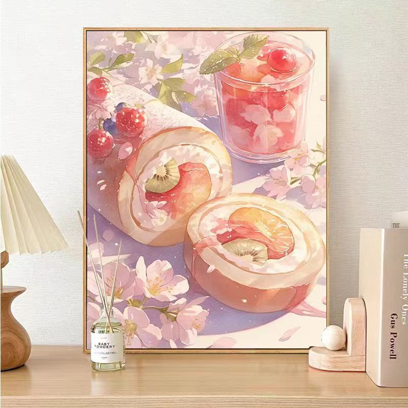 Gourmet Dessert-Themed Canvas Wall Art Bowlift