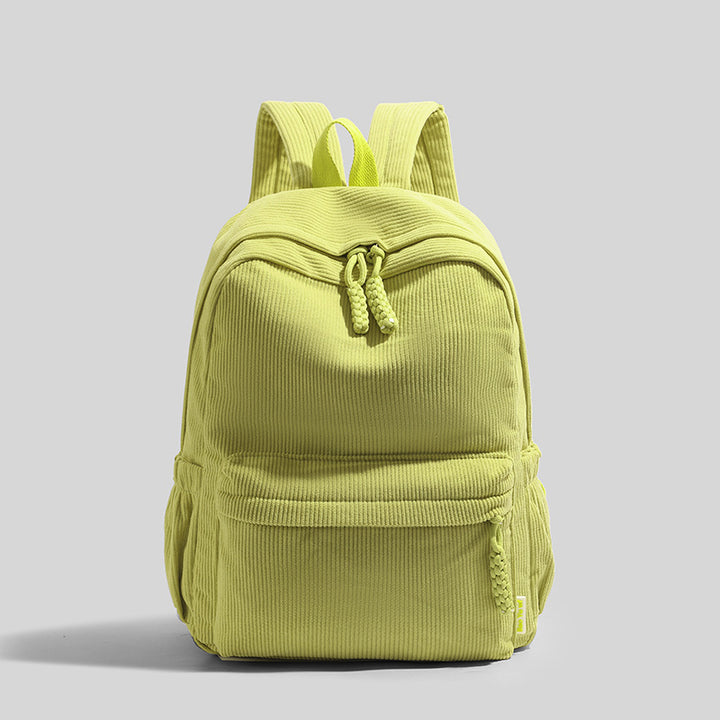 Compact Textured School Backpack Bowlift