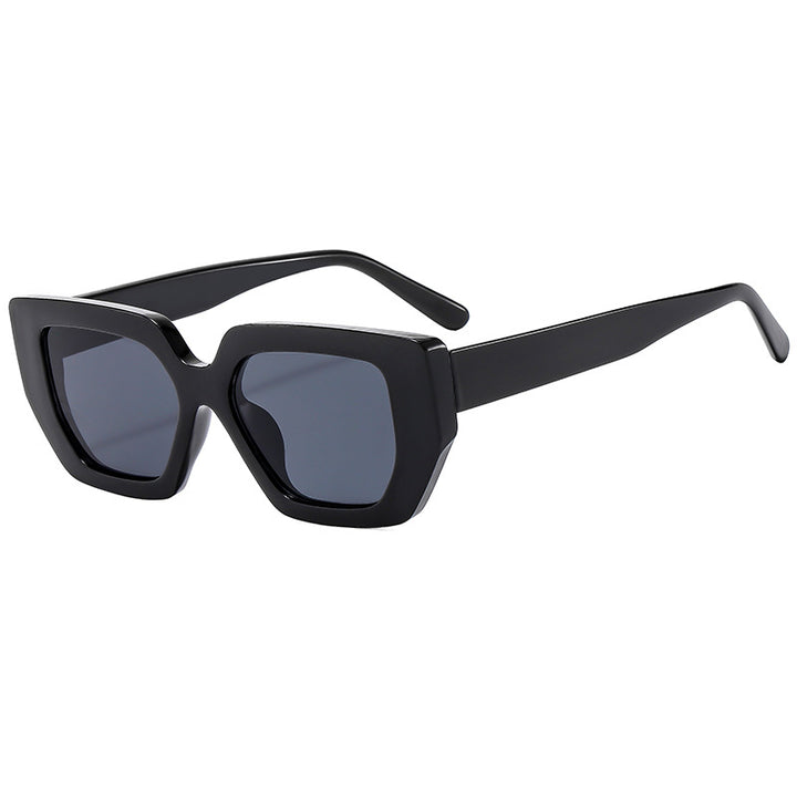 Women modern geometric sunglasses with striking frame Bowlift